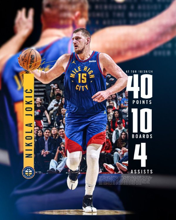 九游会 约基奇40+10掘金加时险胜猛龙 公牛逆转胜灰熊